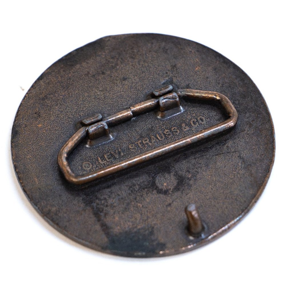 COPY - Levi's Men’s Vintage Solid Brass Belt Buckle Original Classic Emblem Col… - Picture 3 of 3